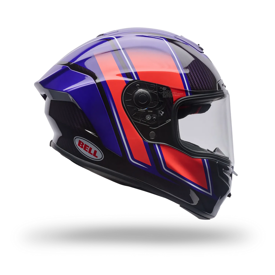 BELL RACE STAR DLX FLEX GRID ULTRAVIOLET MOTORCYCLE HELMET