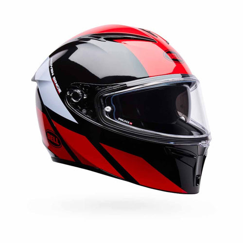 BELL LITHIUM TECH RED/BLACK MOTORCYCLE HELMET