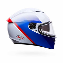 BELL LITHIUM BASH WHITE/BLUE MOTORCYCLE HELMET