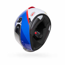 BELL LITHIUM BASH WHITE/BLUE MOTORCYCLE HELMET