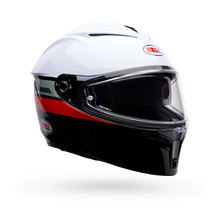 BELL LITHIUM MOTION WHITE/RED MOTORCYCLE HELMET