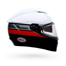BELL LITHIUM MOTION WHITE/RED MOTORCYCLE HELMET
