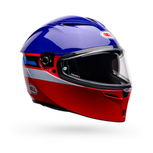 BELL LITHIUM MOTION BLUE/RED MOTORCYCLE HELMET