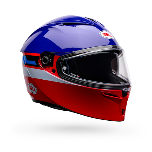 BELL LITHIUM MOTION BLUE/RED MOTORCYCLE HELMET