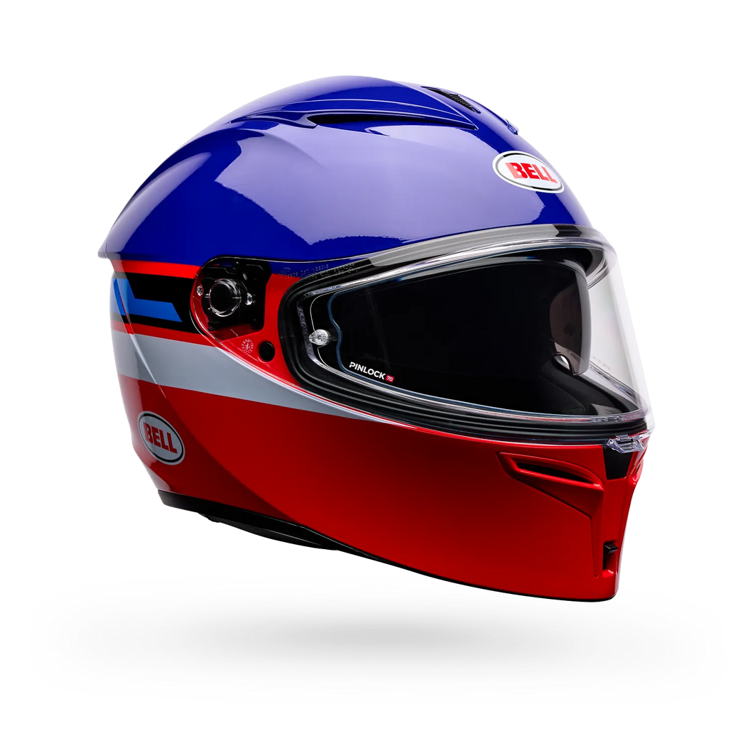 BELL LITHIUM MOTION BLUE/RED MOTORCYCLE HELMET