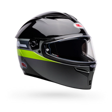 BELL LITHIUM MOTION GREY/GREEN MOTORCYCLE HELMET