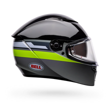 BELL LITHIUM MOTION GREY/GREEN MOTORCYCLE HELMET