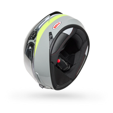 BELL LITHIUM MOTION GREY/GREEN MOTORCYCLE HELMET
