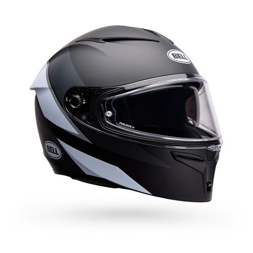 BELL LITHIUM FLIP BLACK/WHITE MOTORCYCLE HELMET
