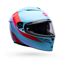 BELL LITHIUM PASSION BLUE/PINK MOTORCYCLE HELMET