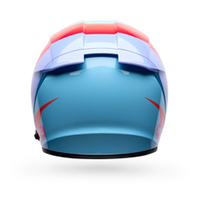 BELL LITHIUM PASSION BLUE/PINK MOTORCYCLE HELMET