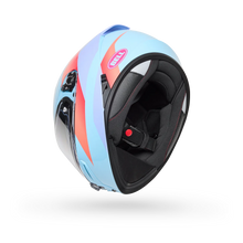 BELL LITHIUM PASSION BLUE/PINK MOTORCYCLE HELMET