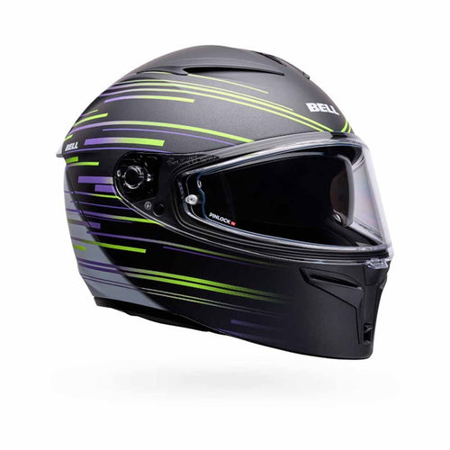 BELL LITHIUM VELO BLACK/YELLOW MOTORCYCLE HELMET