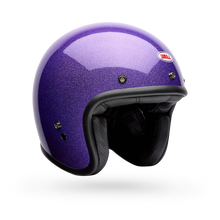 BELL CUSTOM 500 PURPLE FLAKE MOTORCYCLE HELMET
