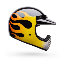 BELL MOTO-3 FLINT GLOSS YELLOW/BLACK MOTOCROSS HELMET