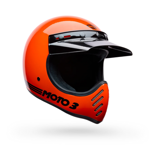 BELL MOTO-3 CLASSIC ORANGE MOTOCROSS HELMET