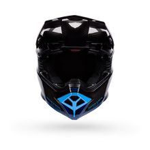 BELL MOTO-10 SPHERICAL STRIKE GLOSS BLUE MOTOCROSS HELMET