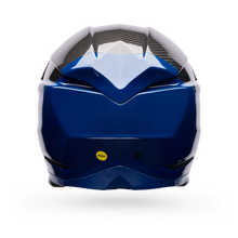 BELL MOTO-10 SPHERICAL STRIKE GLOSS BLUE MOTOCROSS HELMET