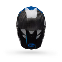 BELL MOTO-10 SPHERICAL STRIKE GLOSS BLUE MOTOCROSS HELMET