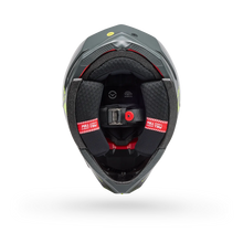 BELL MOTO-10 SPHERICAL STRIKE GLOSS YELLOW/GREY MOTOCROSS HELMET