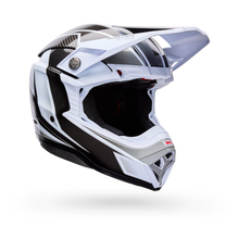 BELL MOTO-10 SPHERICAL GRID GLOSS WHITE/BLACK/GREY MOTOCROSS HELMET