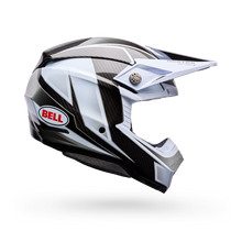 BELL MOTO-10 SPHERICAL GRID GLOSS WHITE/BLACK/GREY MOTOCROSS HELMET
