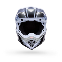 BELL MOTO-10 SPHERICAL GRID GLOSS WHITE/BLACK/GREY MOTOCROSS HELMET