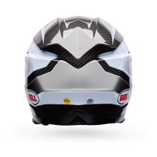 BELL MOTO-10 SPHERICAL GRID GLOSS WHITE/BLACK/GREY MOTOCROSS HELMET
