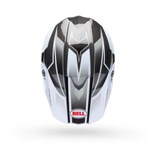 BELL MOTO-10 SPHERICAL GRID GLOSS WHITE/BLACK/GREY MOTOCROSS HELMET