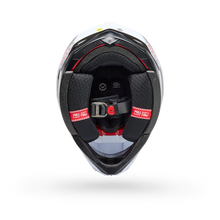BELL MOTO-10 SPHERICAL GRID GLOSS WHITE/BLACK/GREY MOTOCROSS HELMET