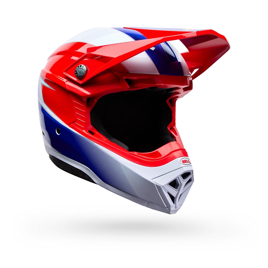 BELL MOTO-10 MIPS FALCON GLOSS RED/WHITE MOTOCROSS HELMET