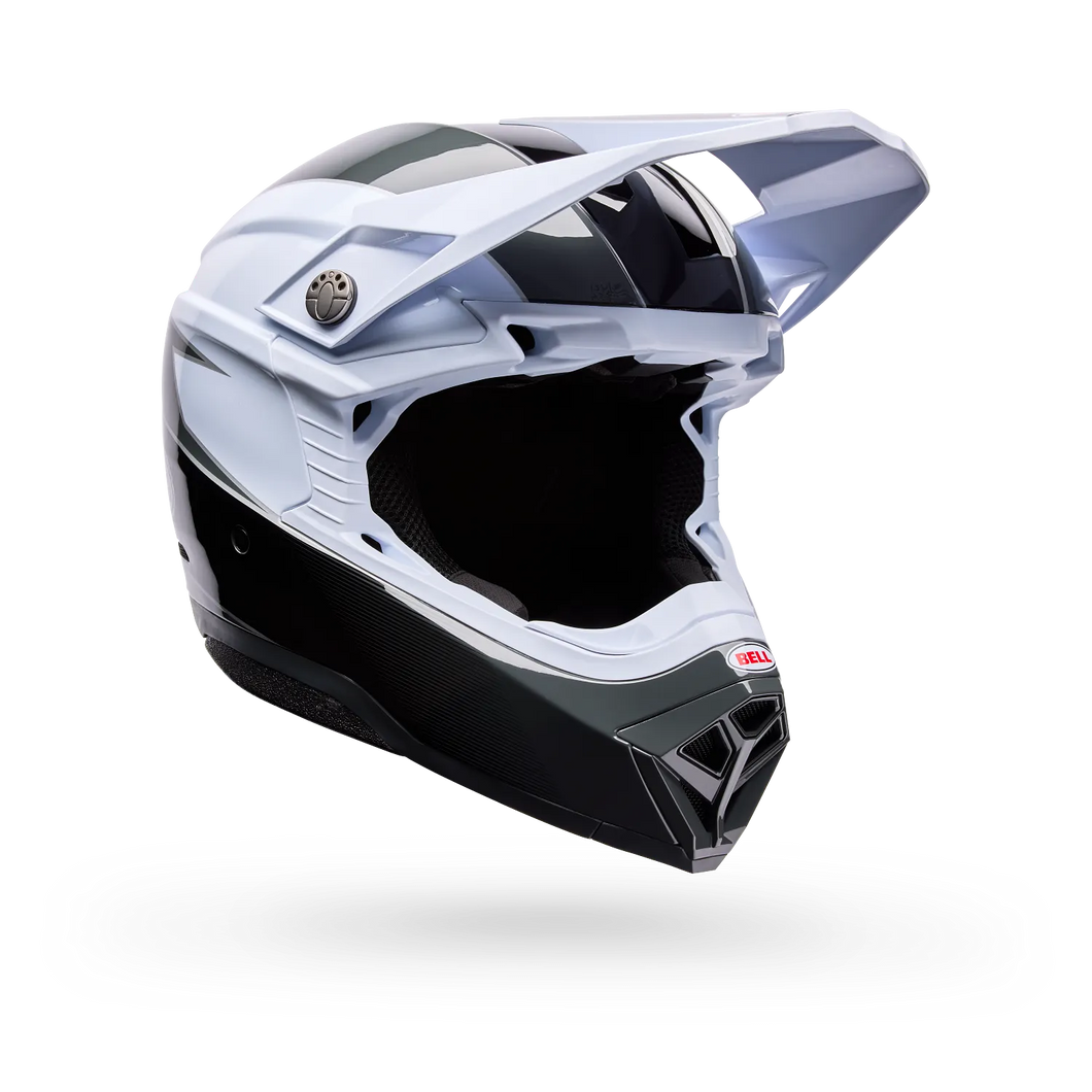 BELL MOTO-10 MIPS FALCON GLOSS WHITE/BLACK MOTOCROSS HELMET