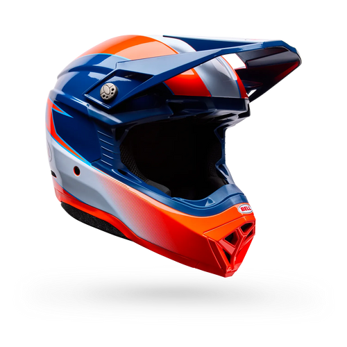 BELL MOTO-10 MIPS FALCON GLOSS ORANGE/BLUE MOTOCROSS HELMET