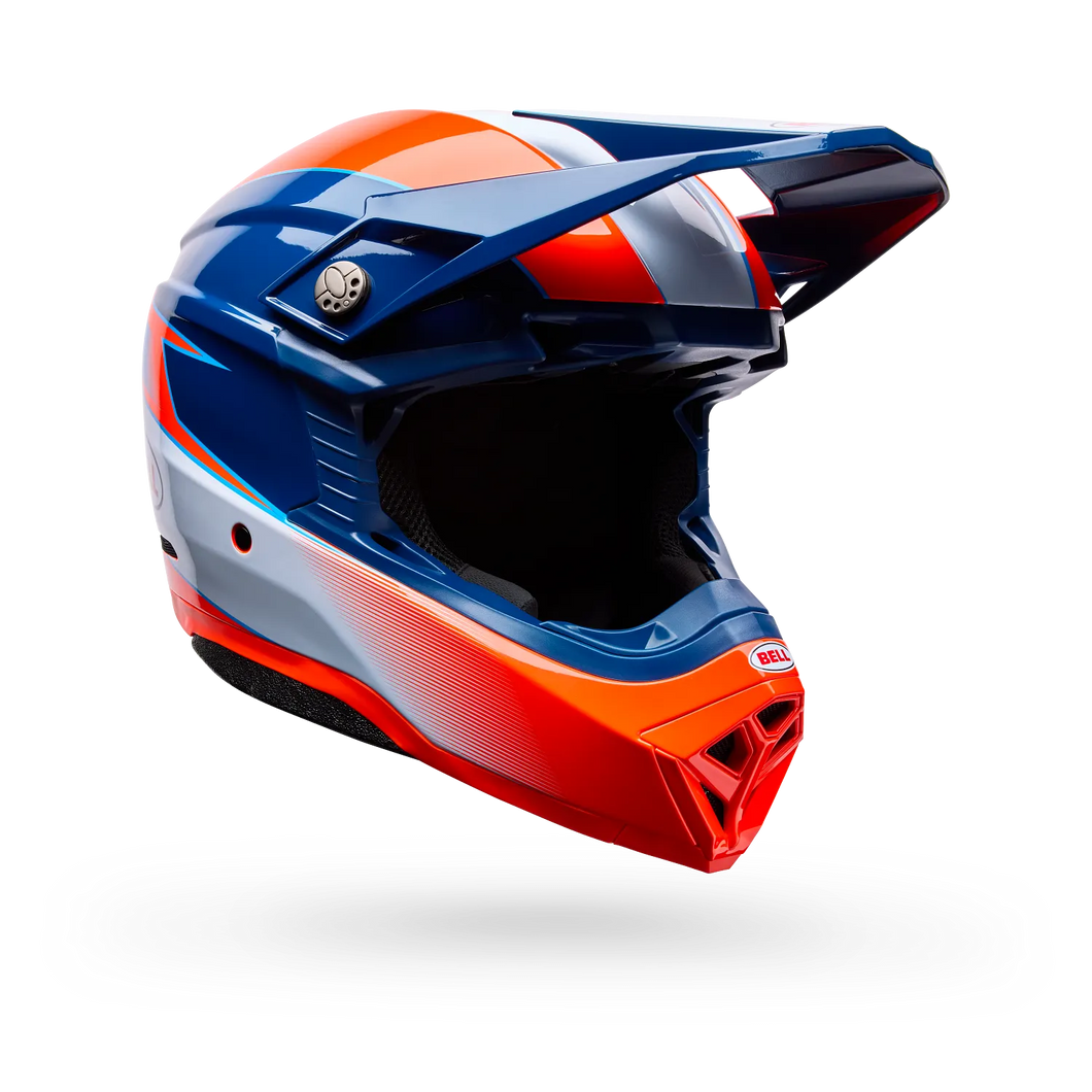BELL MOTO-10 MIPS FALCON GLOSS ORANGE/BLUE MOTOCROSS HELMET