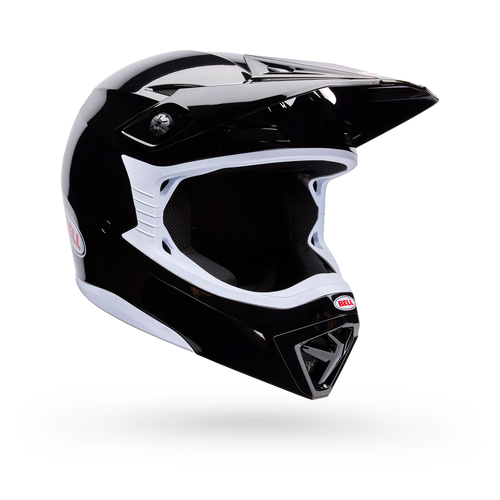 BELL MX-10 MIPS SOLID GLOSS BLACK YOUTH MOTOCROSS HELMET
