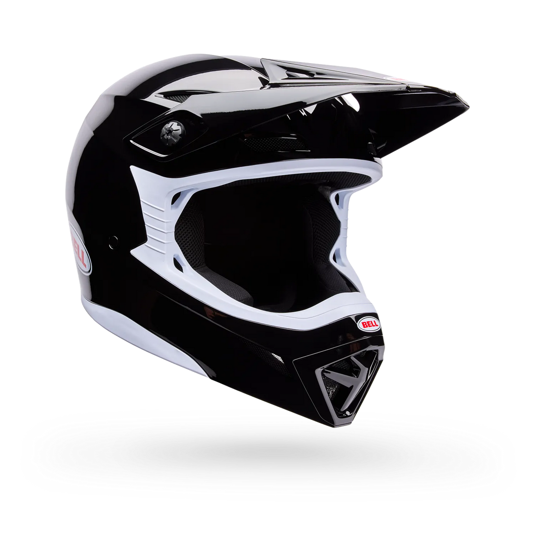 BELL MX-10 MIPS SOLID GLOSS BLACK MOTOCROSS HELMET