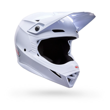 BELL MX-10 MIPS SOLID GLOSS WHITE MOTOCROSS HELMET