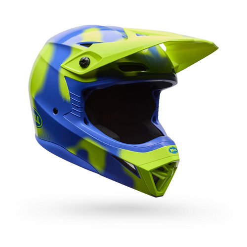 BELL MX-10 MIPS CAMO FLURO YELLOW MOTOCROSS HELMET