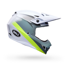 BELL MX-10 MIPS AVIATOR MATTE WHITE/GREEN MOTOCROSS HELMET
