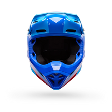 BELL MX-10 MIPS AVIATOR MATTE BLUE/RED YOUTH MOTOCROSS HELMET