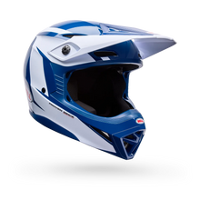 BELL MX-10 MIPS TALON GLOSS BLUE/WHITE MOTOCROSS HELMET