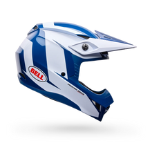 BELL MX-10 MIPS TALON GLOSS BLUE/WHITE MOTOCROSS HELMET