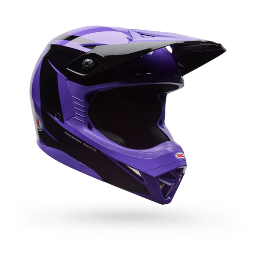 BELL MX-10 MIPS TALON PURPLE YOUTH MOTOCROSS HELMET