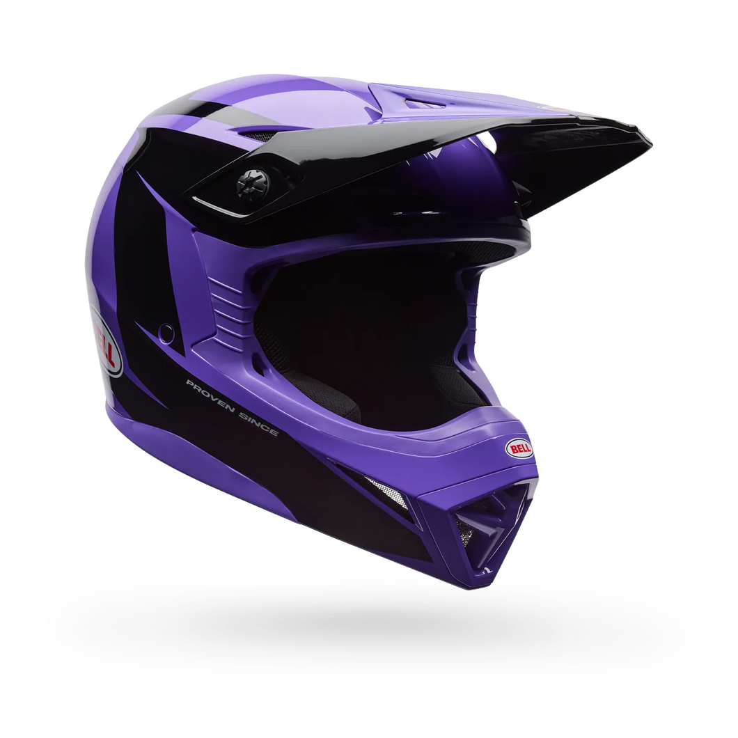 BELL MX-10 MIPS TALON PURPLE YOUTH MOTOCROSS HELMET