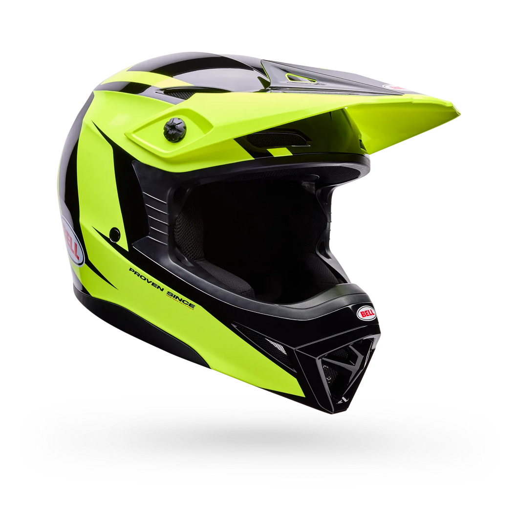 BELL MX-10 MIPS TALON GLOSS YELLOW/BLACK MOTOCROSS HELMET