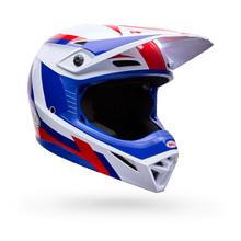 BELL MX-10 MIPS DYNO GLOSS RED/WHITE MOTOCROSS HELMET