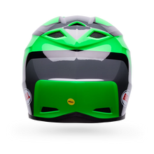 BELL MX-10 MIPS DYNO GLOSS GREEN/GREY YOUTH MOTOCROSS HELMET