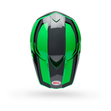 BELL MX-10 MIPS DYNO GLOSS GREEN/GREY YOUTH MOTOCROSS HELMET