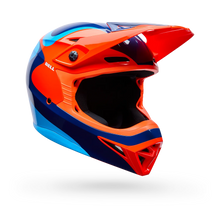 BELL MX-10 MIPS WAVE GLOSS ORANGE/BLUE MOTOCROSS HELMET
