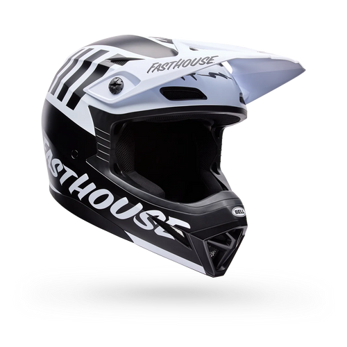 BELL MX-10 MIPS FASTHOUSE BLACK/WHITE YOUTH MOTOCROSS HELMET